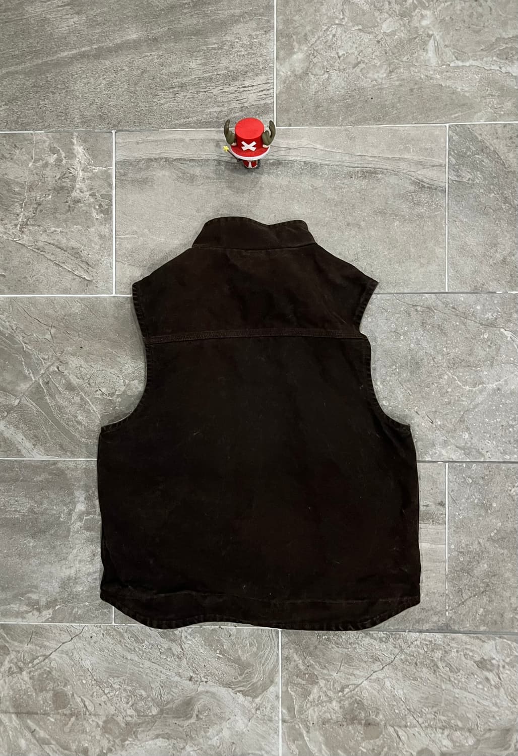 (L)칼하트 셰르파 넥 조끼베스트 V33 DKB 다크브라운 상품이미지2