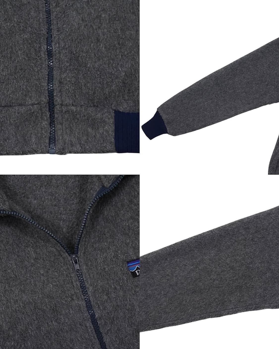 1980s USA 파타고니아 풀 집업 파일 플리스 자켓 빅택 빈티지 미제 상품이미지9