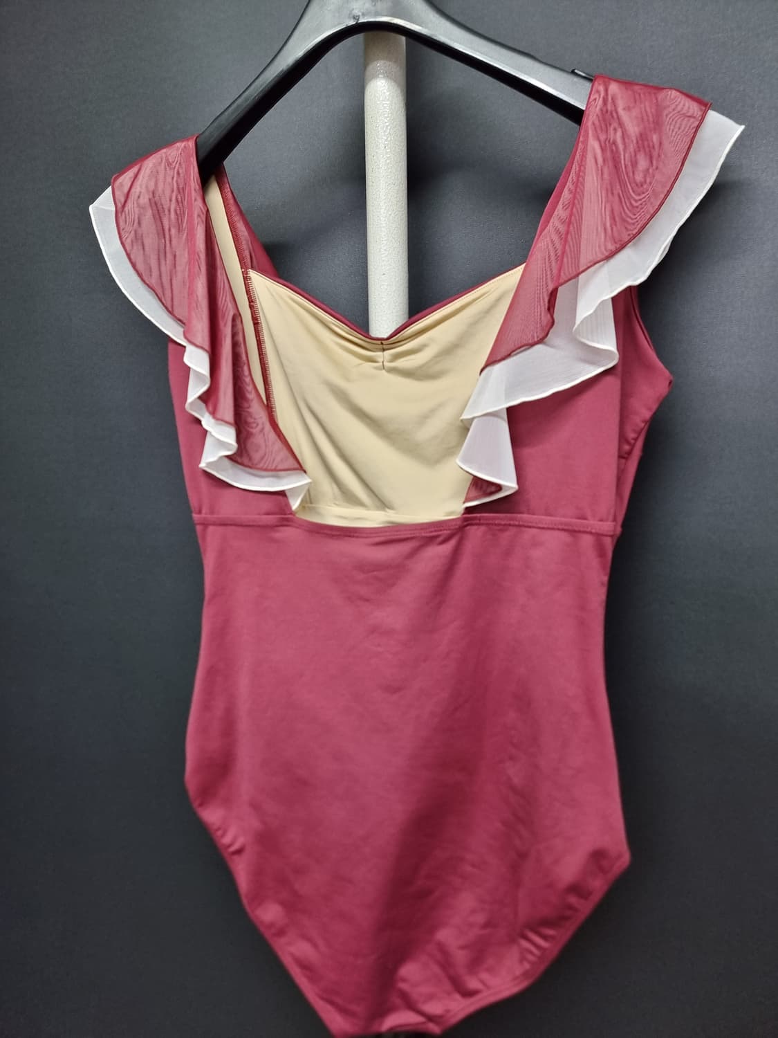 브렛 더블 레이어드 프릴 레오타드 성인발레 L 상품이미지5