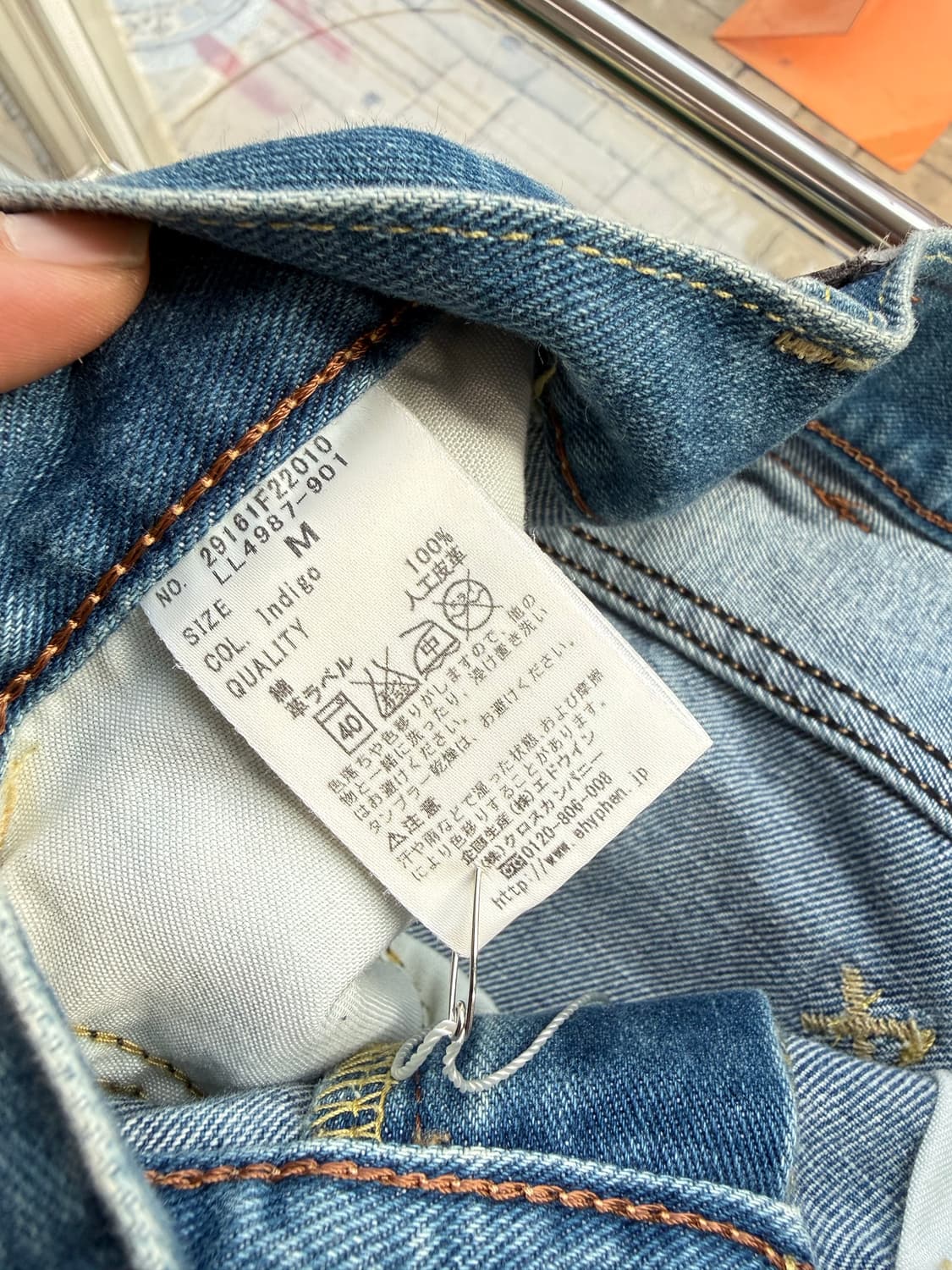 LEE 리 중청 데님 9부팬츠 상품이미지6