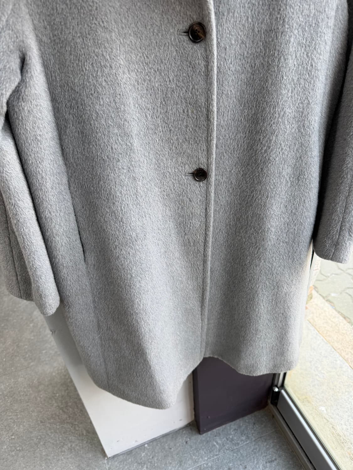 F/ 타임 베이비 라마울 투버튼 코트 자켓 상품이미지4