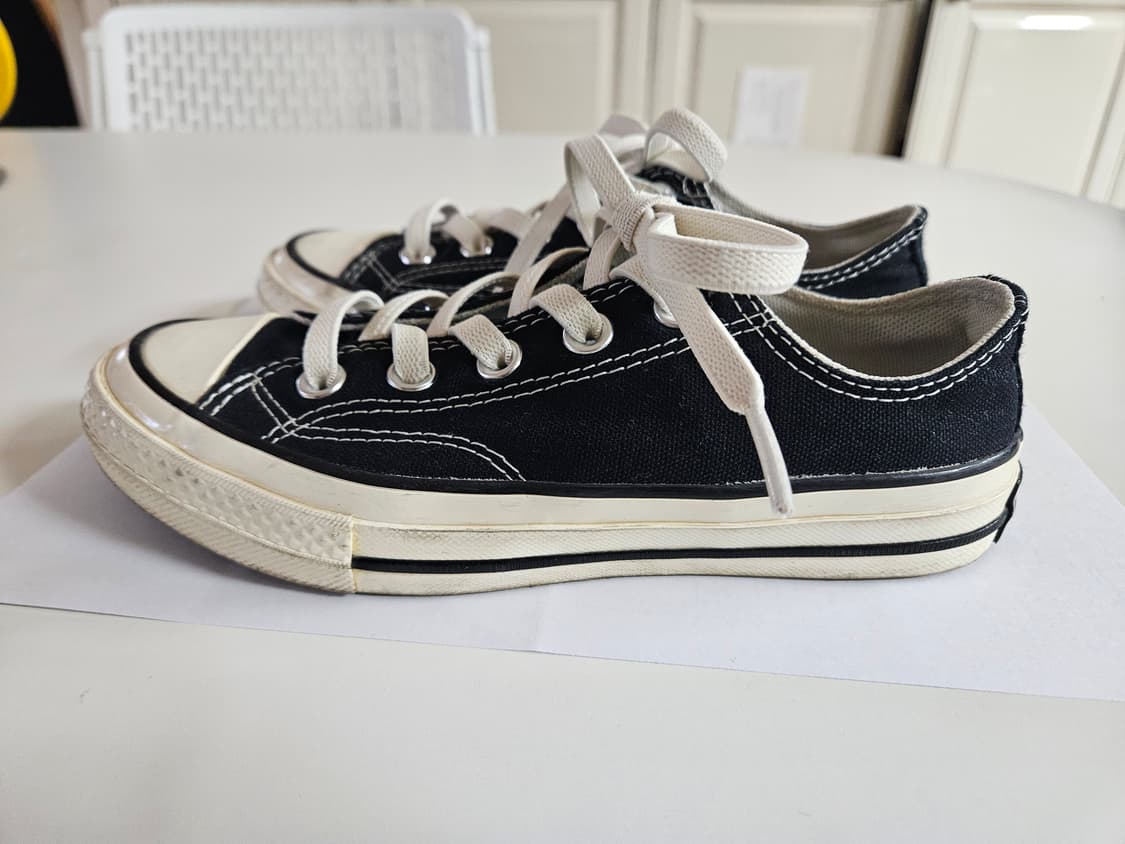 컨버스 키즈 척70 빈티지 블랙 200 상품이미지8