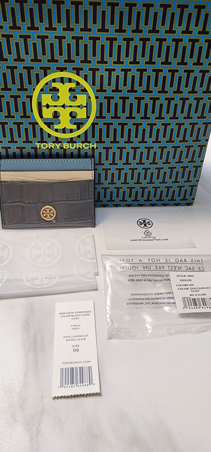 토리버치 로빈슨 엠보스드 카드지갑 새상품 상품이미지1