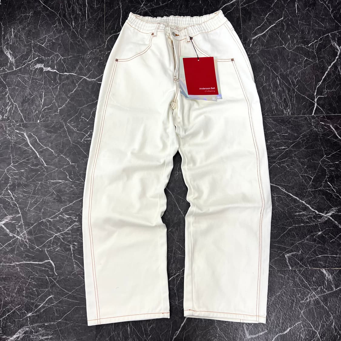 앤더슨벨 마시스트 비치 팬츠 아이보리 상품이미지4