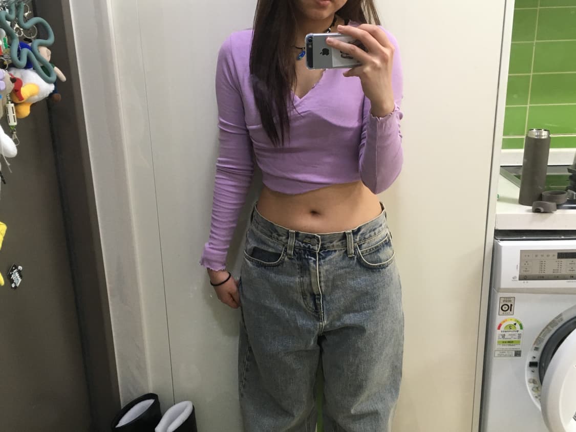 BLACK UP  CROP T-SHIRTS 상품이미지3