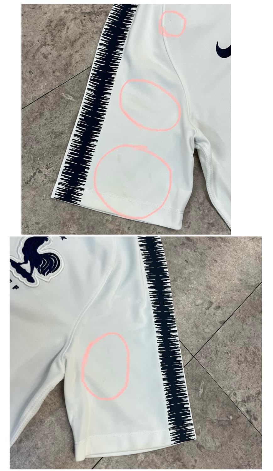 나이키 프랑스 반팔 유니폼 화이트 S #csz3609 상품이미지7