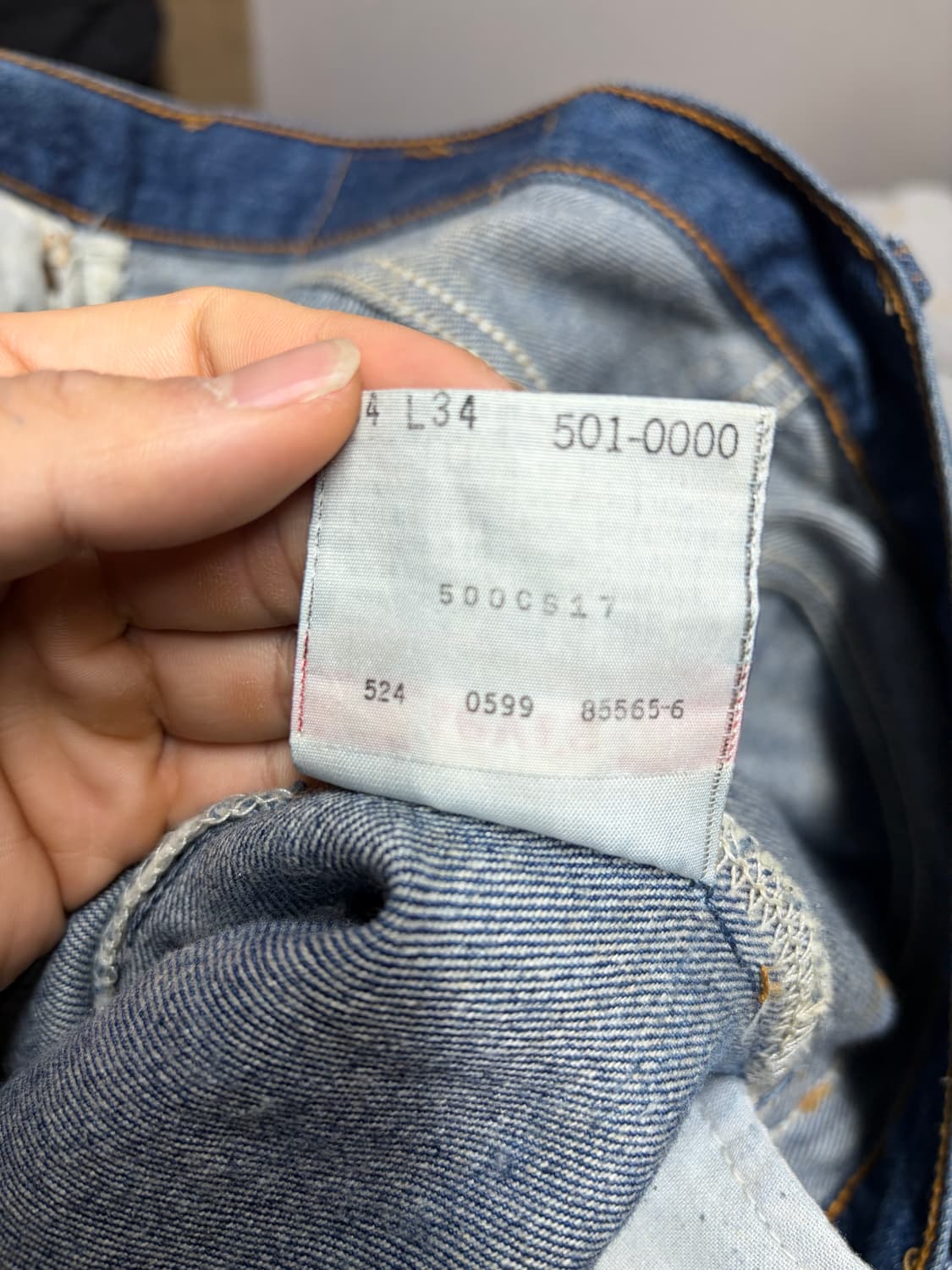 빈티지 리바이스 501xx 34x34 상품이미지8