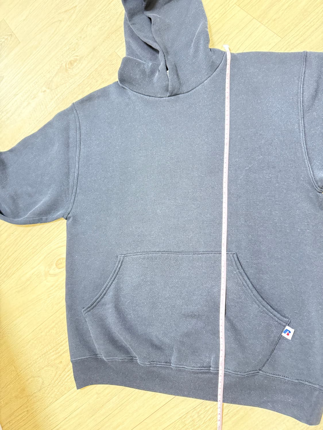 90년도 러셀 애슬레틱 도미니칸 생산 블랙 후드티 상품이미지8