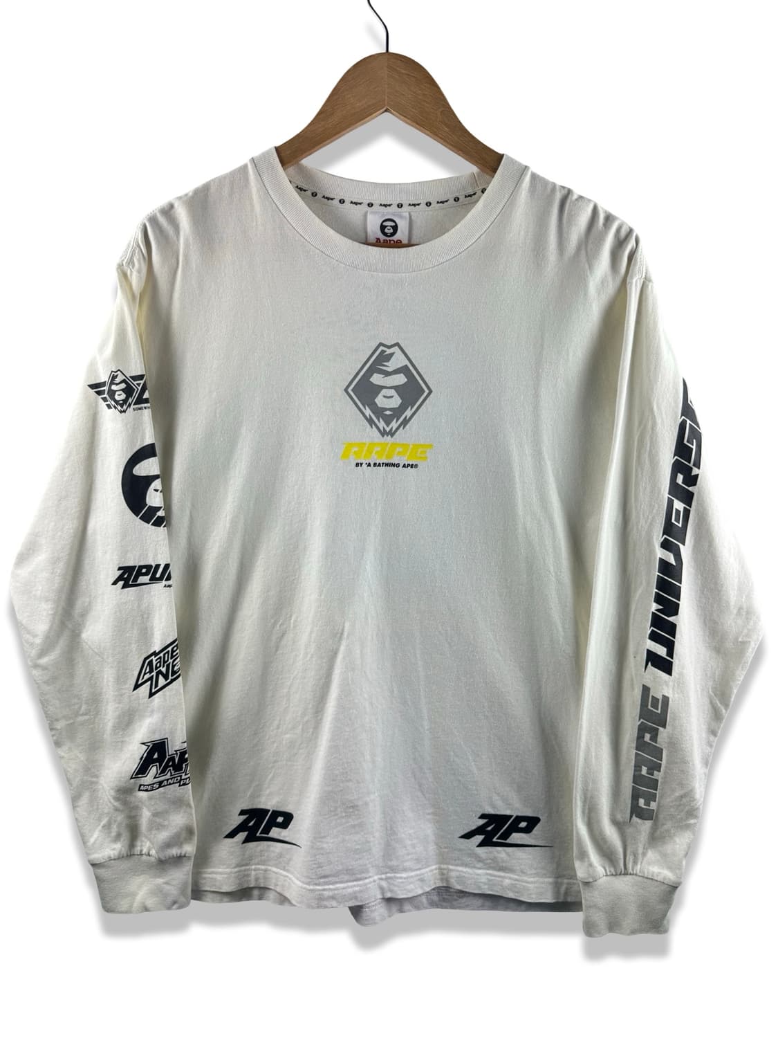 에이프 빅사루 사이드 프린팅 롱슬리브2308 상품이미지1