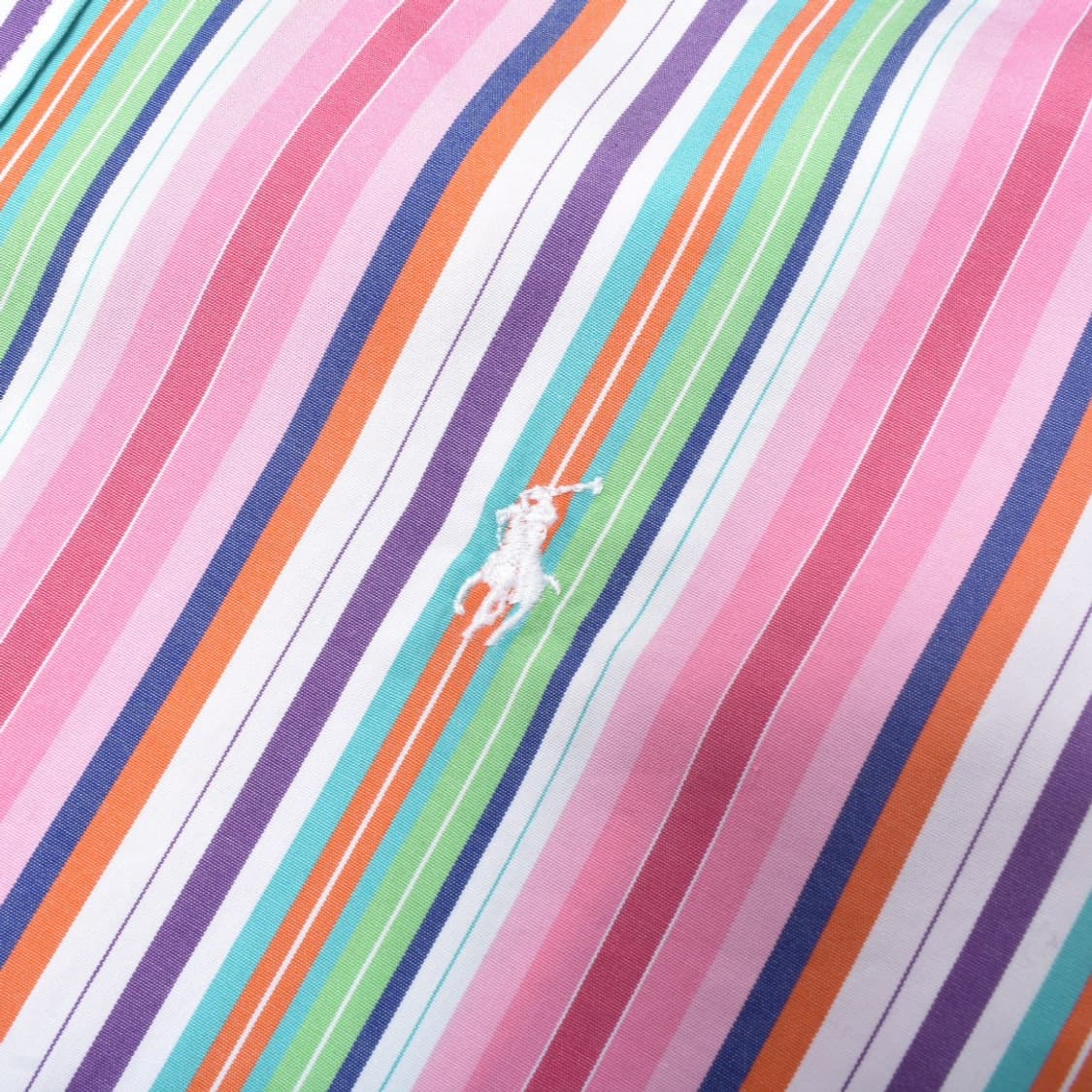  00S 두산 폴로 멀티 컬러 스트라이프 셔츠 남방 10 N0527 상품이미지5