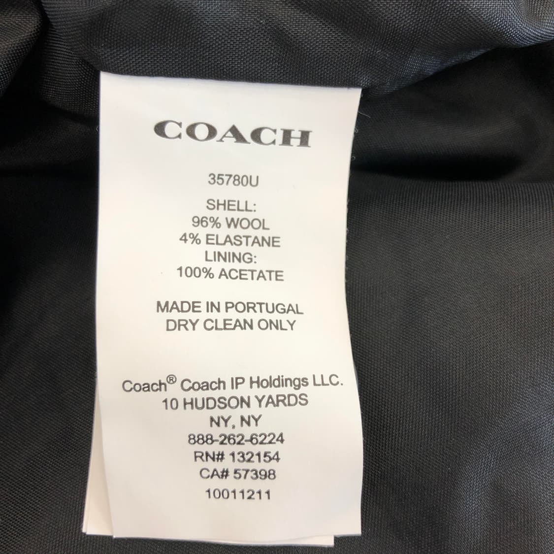 COACH 코치 혼방 블레이저자켓 S 상품이미지7