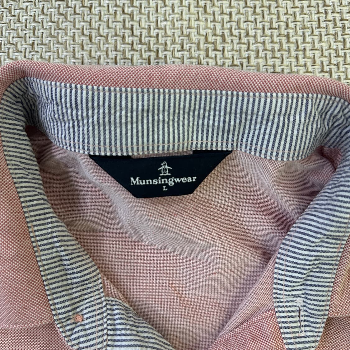 L 먼싱웨어 남성용 반팔 카라티 0420D 상품이미지2