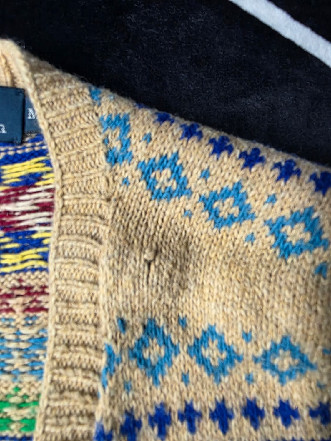 폴로 랄프로렌 페어아일 베스트 M 실측 S 상품이미지3