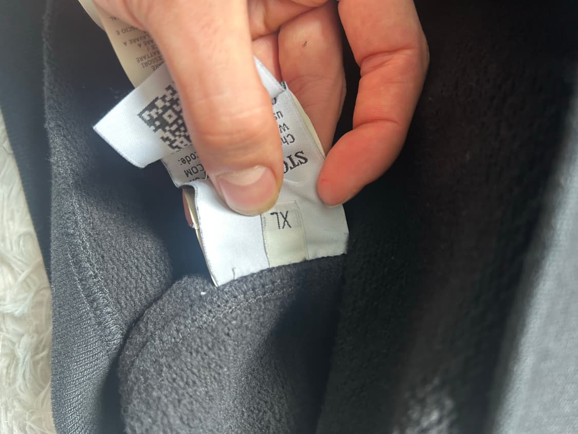 스톤아일랜드 맨투맨 블랙 기모 XL 상품이미지4