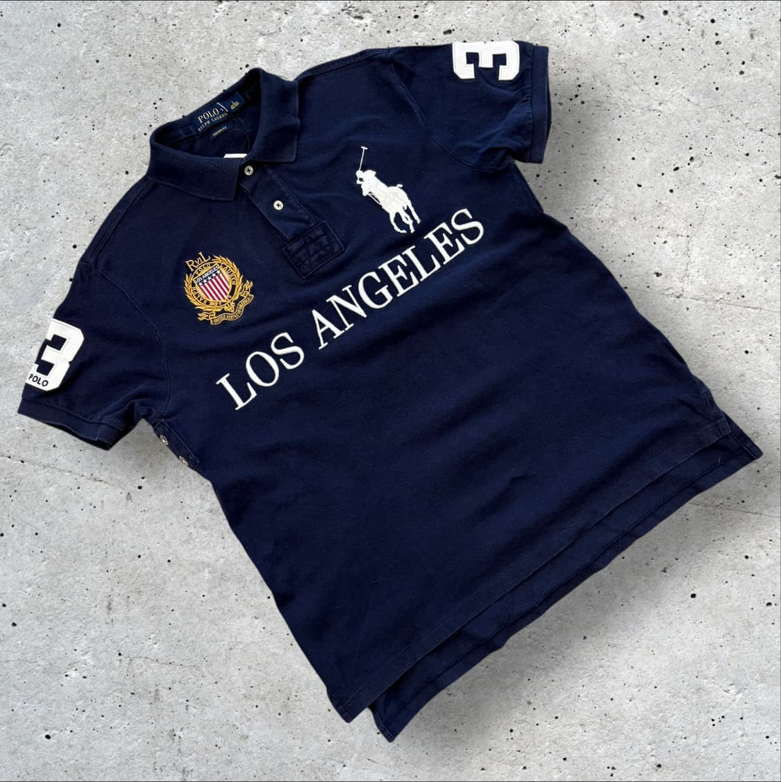 [L] 폴로 랄프로렌 치프키프 LA 반팔 카라티 네이비 C57 상품이미지1