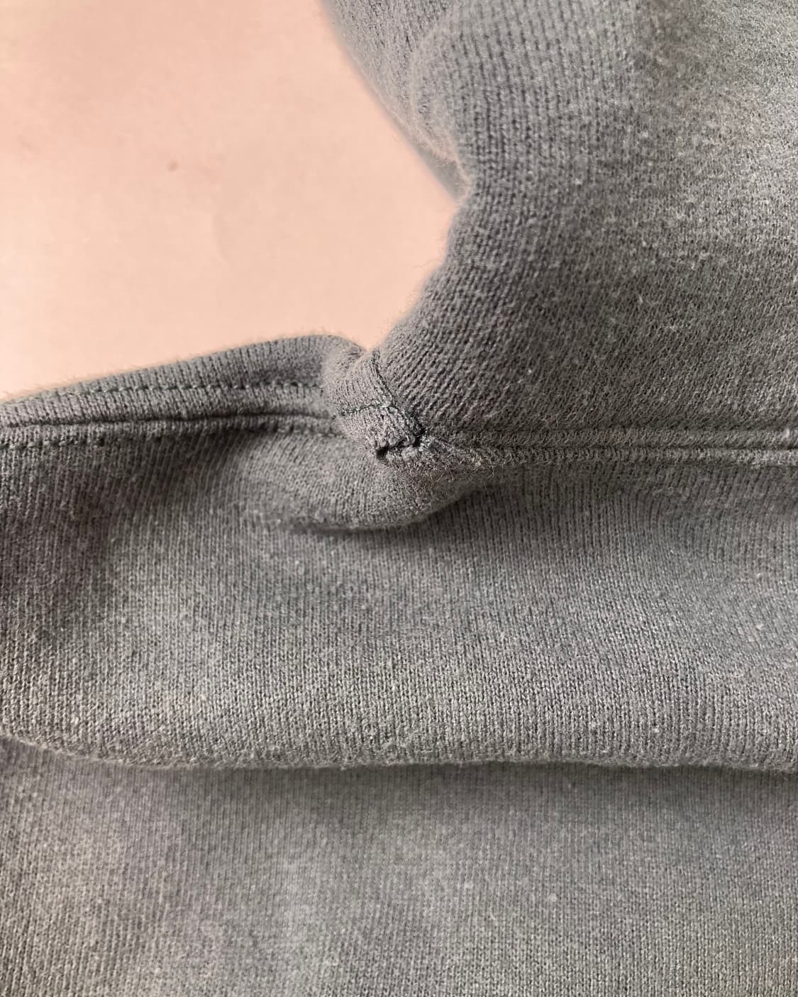 90s Russell Zip Up Hoodie (sage green) 상품이미지10