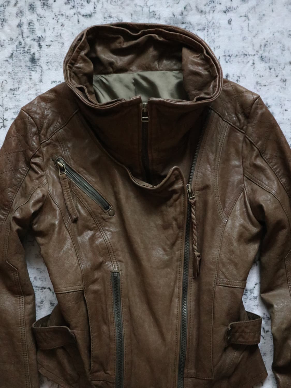 italian lambs skin leather jacket 상품이미지7