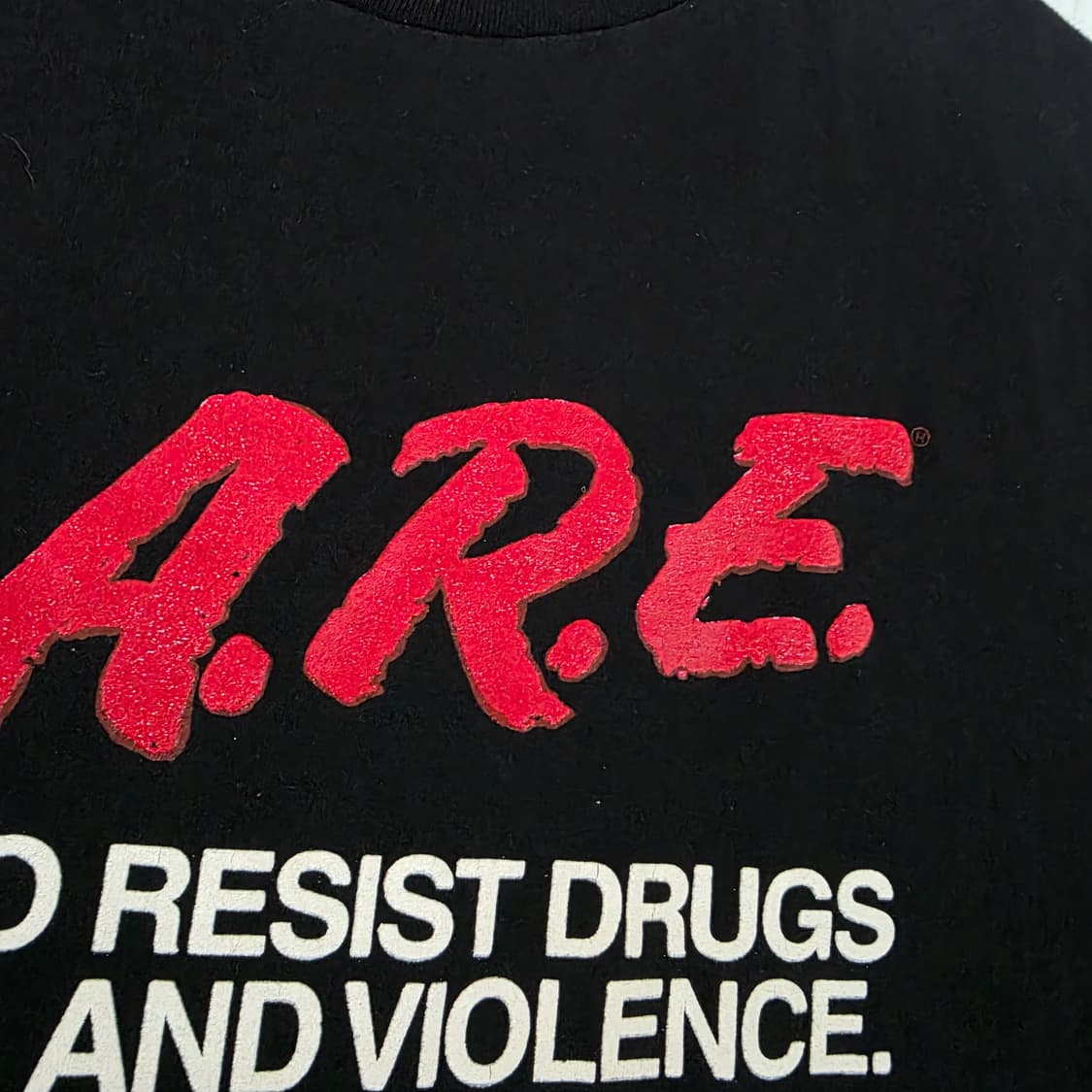 [XL] 90s 빈티지 DARE 티셔츠 블랙 ver.헤인즈2 Like L 상품이미지4