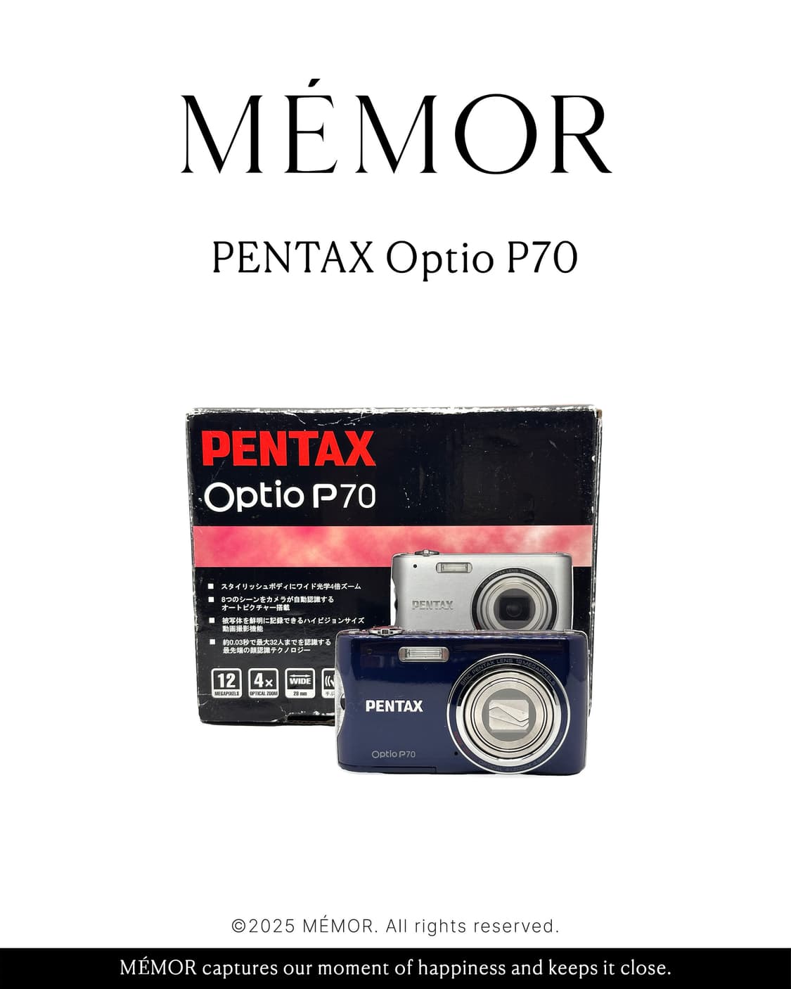 풀박스/한국어지원💎Pentax Optio P70 펜탁스 디카 카메라 상품이미지6
