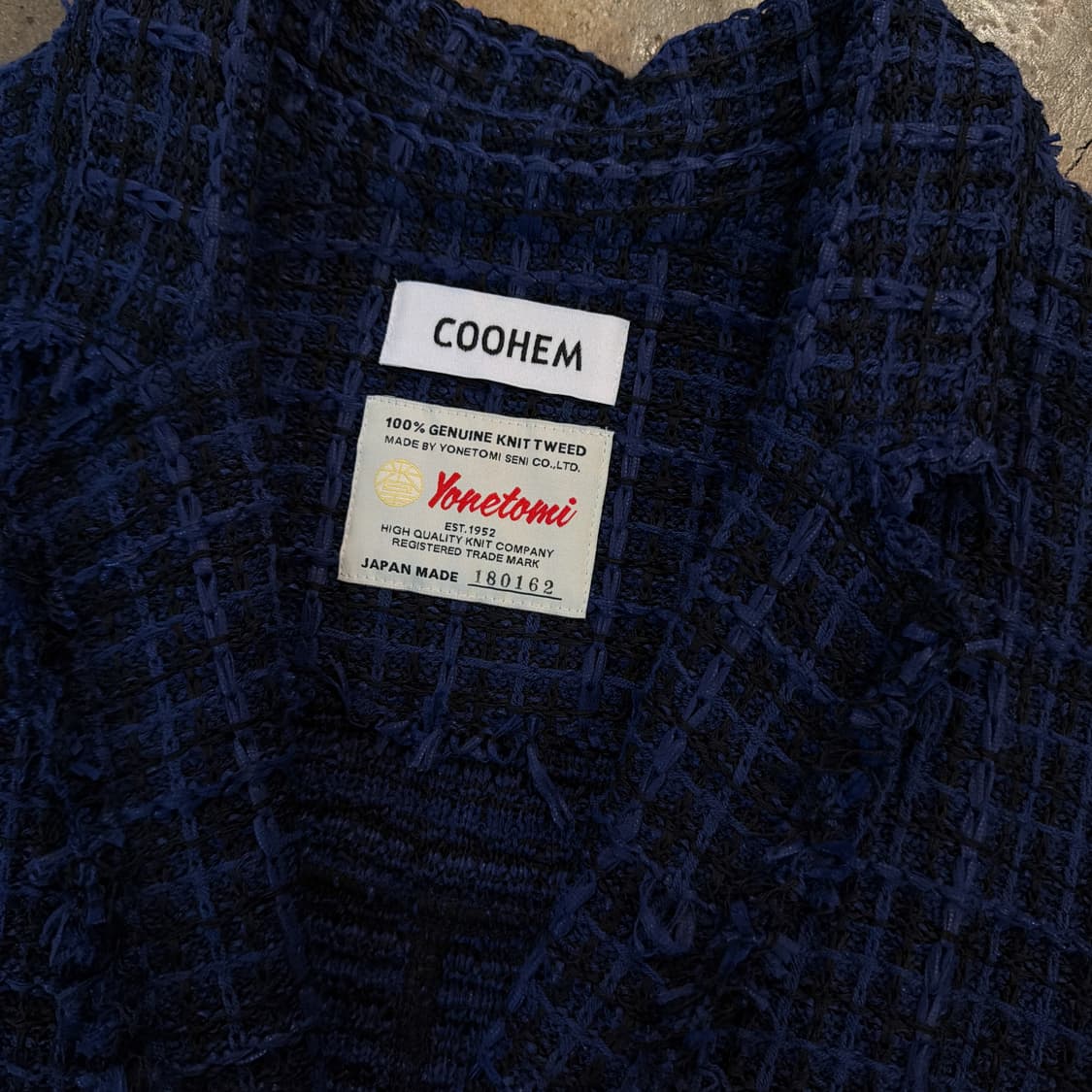 코헨 요네토미 트위드 코트자켓 상품이미지8