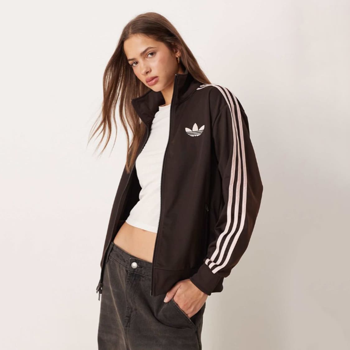 아디다스 파이어버드 루즈 초코 핑크 져지 - M 상품이미지2