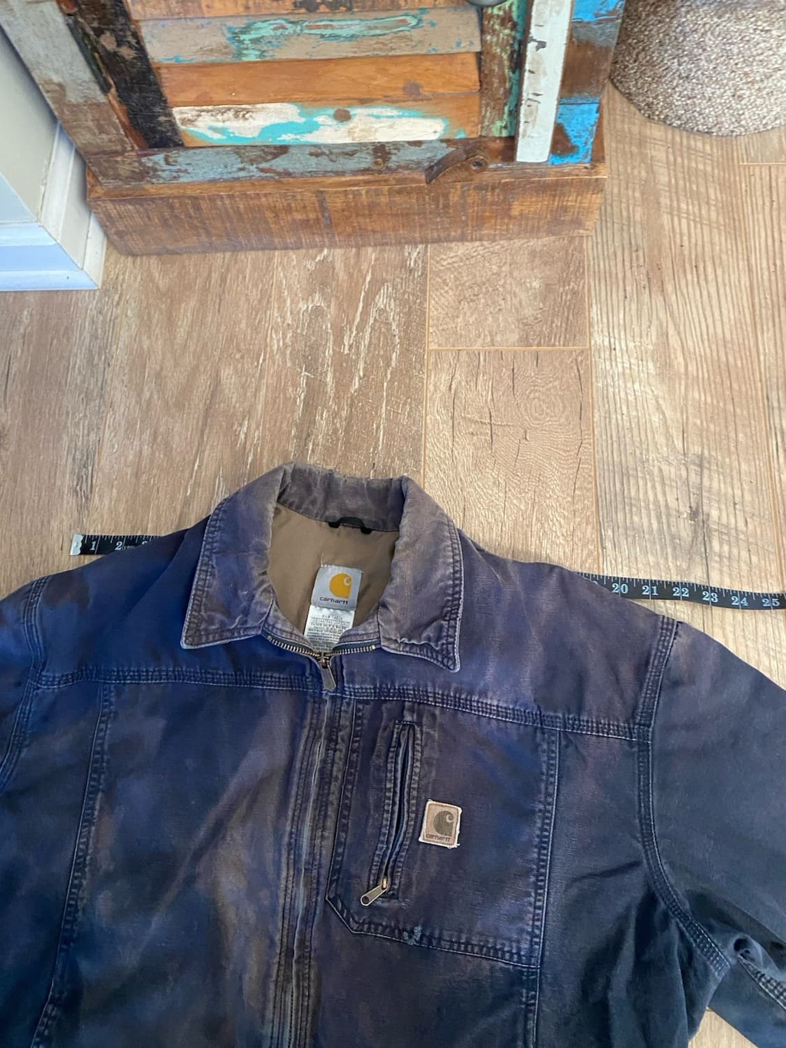 칼하트 J163 디트로이트 자켓 다크 네이비 상품이미지2