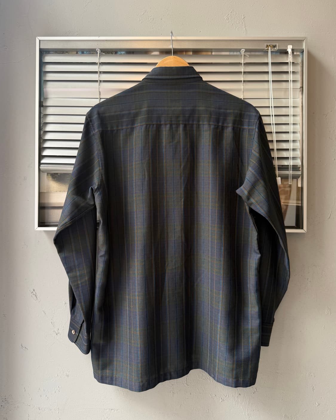 YSL 90s linen check shirt 상품이미지6