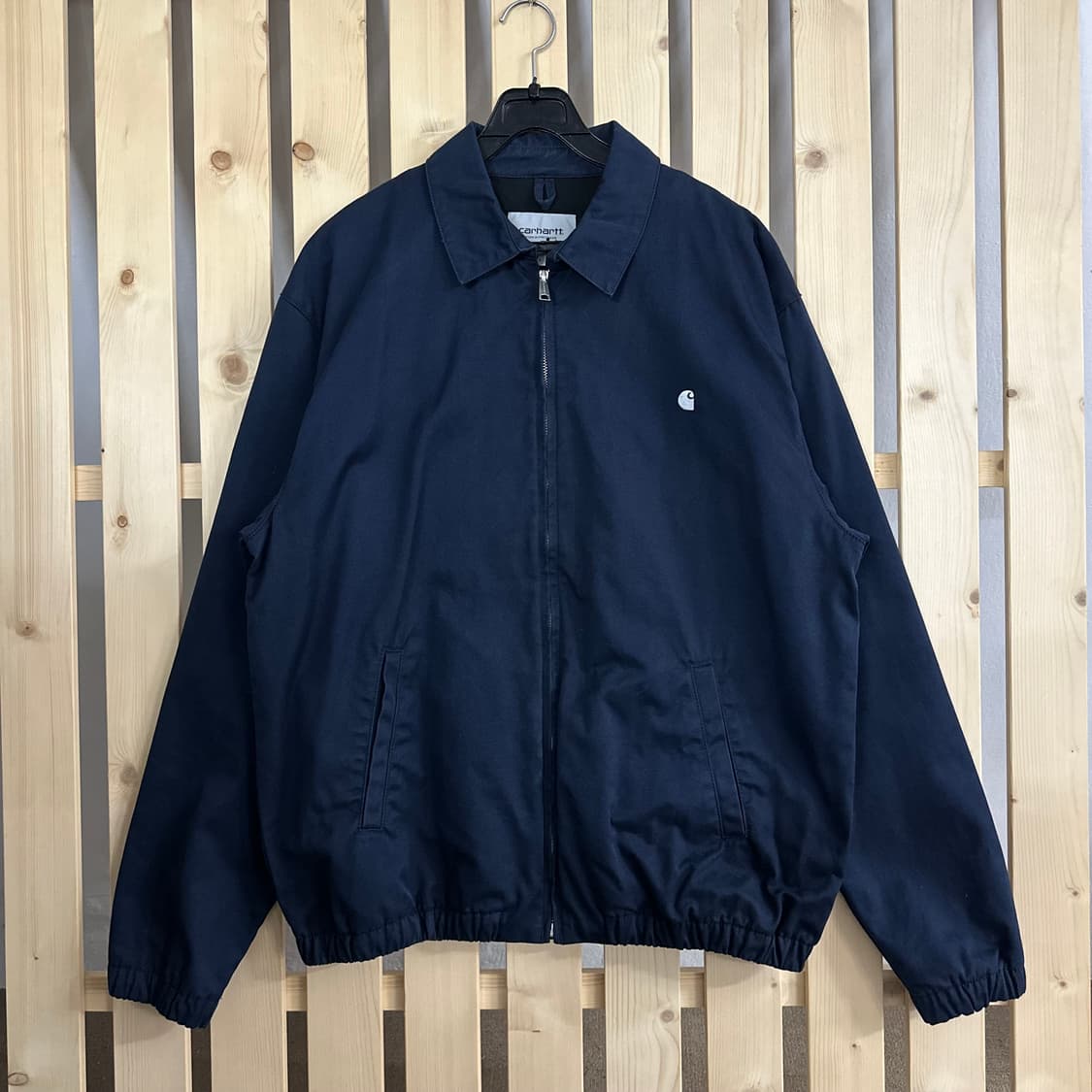 (L) 칼하트 WIP 네이비 메디슨 자켓 블루종 봄버 상품이미지1