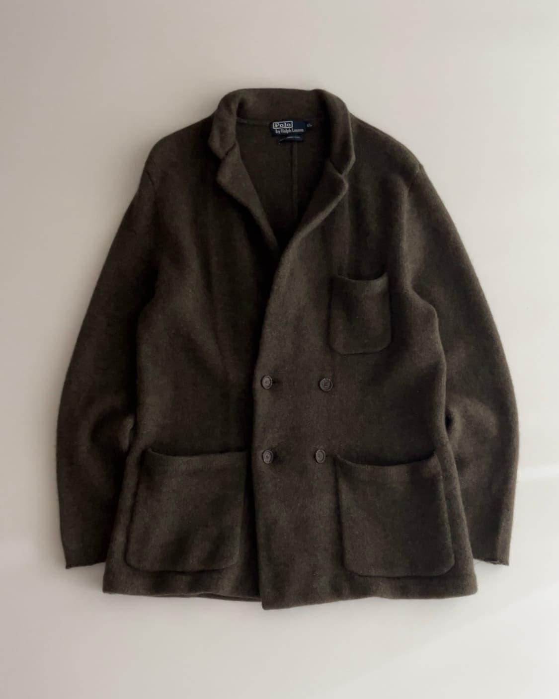 폴로 랄프로렌 램스울 니트 블레이져 자켓 XL 상품이미지1