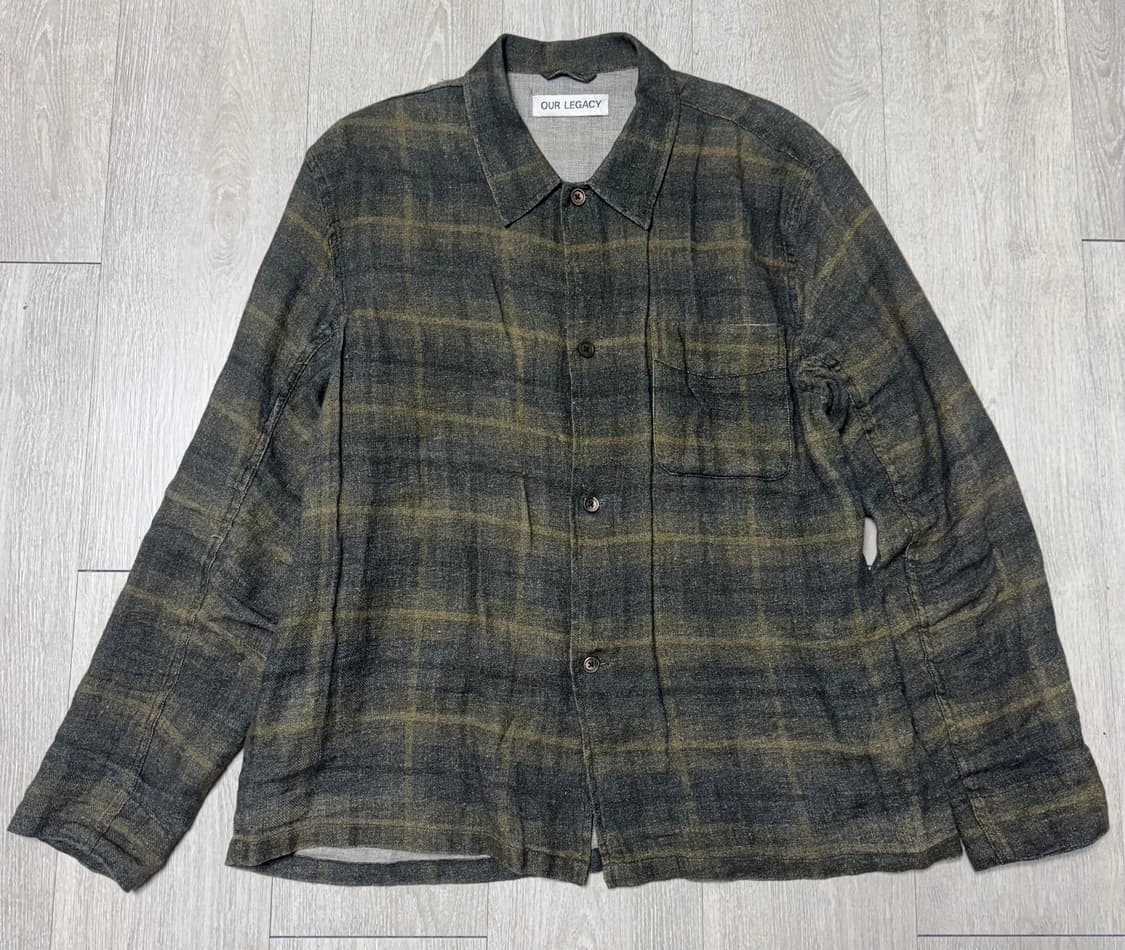 아워레가시 박스 셔츠 미라지 왁스 체크 48 상품이미지1