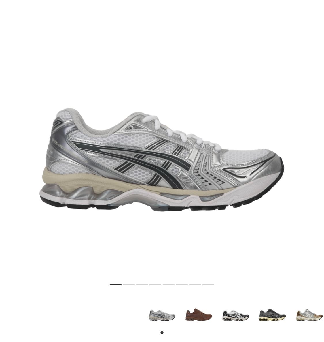 새상품) 아식스 젤카야노14 화이트 그래파이트 260사이즈 상품이미지1