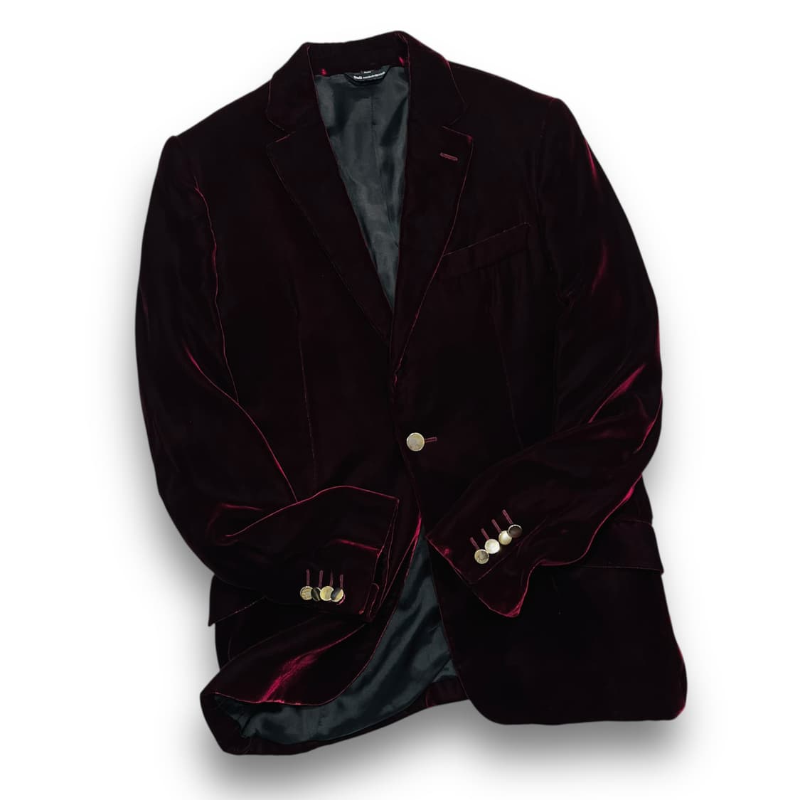 돌체 앤 가바나 00s 섹슈얼 다크 와인 벨벳 블레이저 상품이미지2