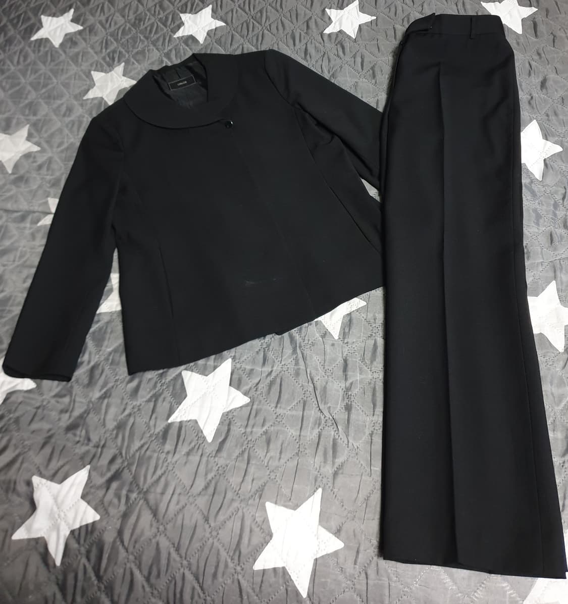 ON&ON 우먼 클래식 라운드 피티드 정장셋업 블랙 (66) 상품이미지1