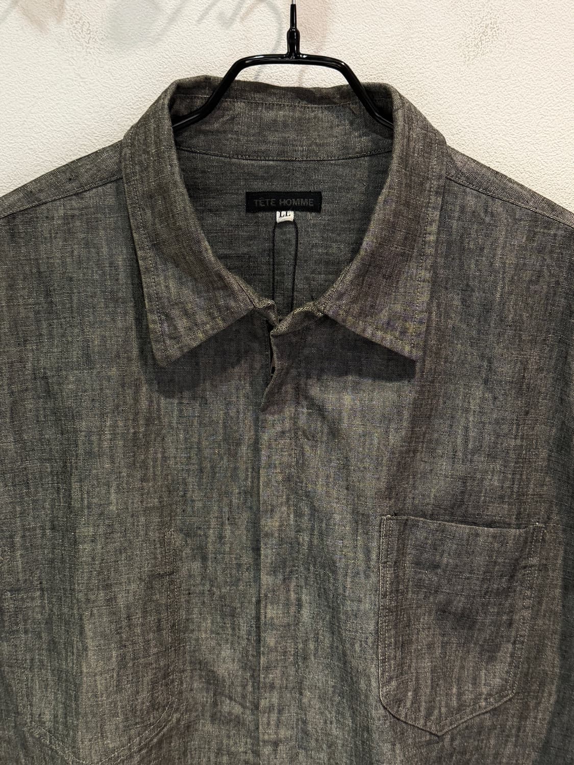 TETE HOMME Zip-up Shirt (Made In Japan) 상품이미지3