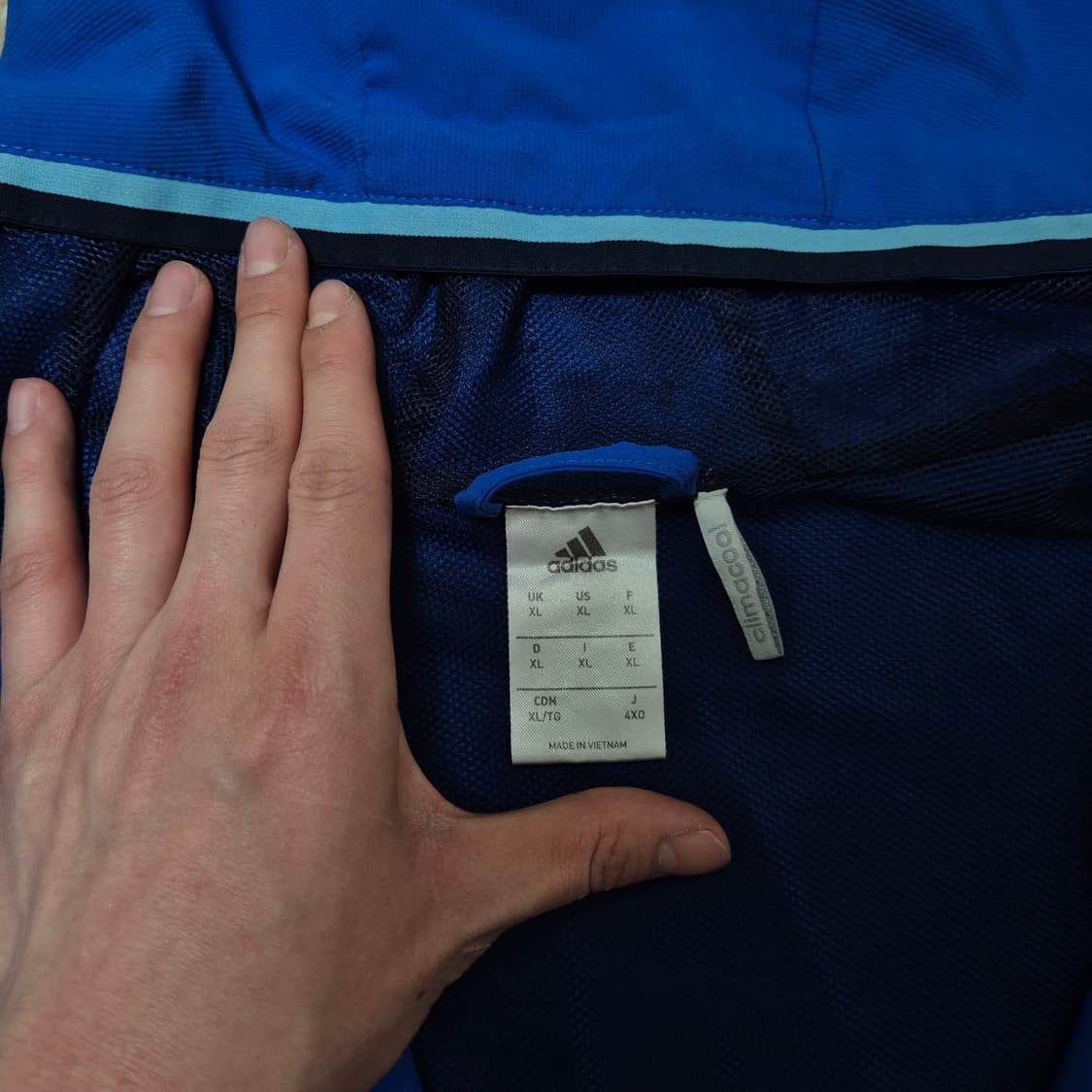 아디다스 퍼포먼스 클라이마쿨 후드 져지 트랙탑 자켓 XL(105) 상품이미지6