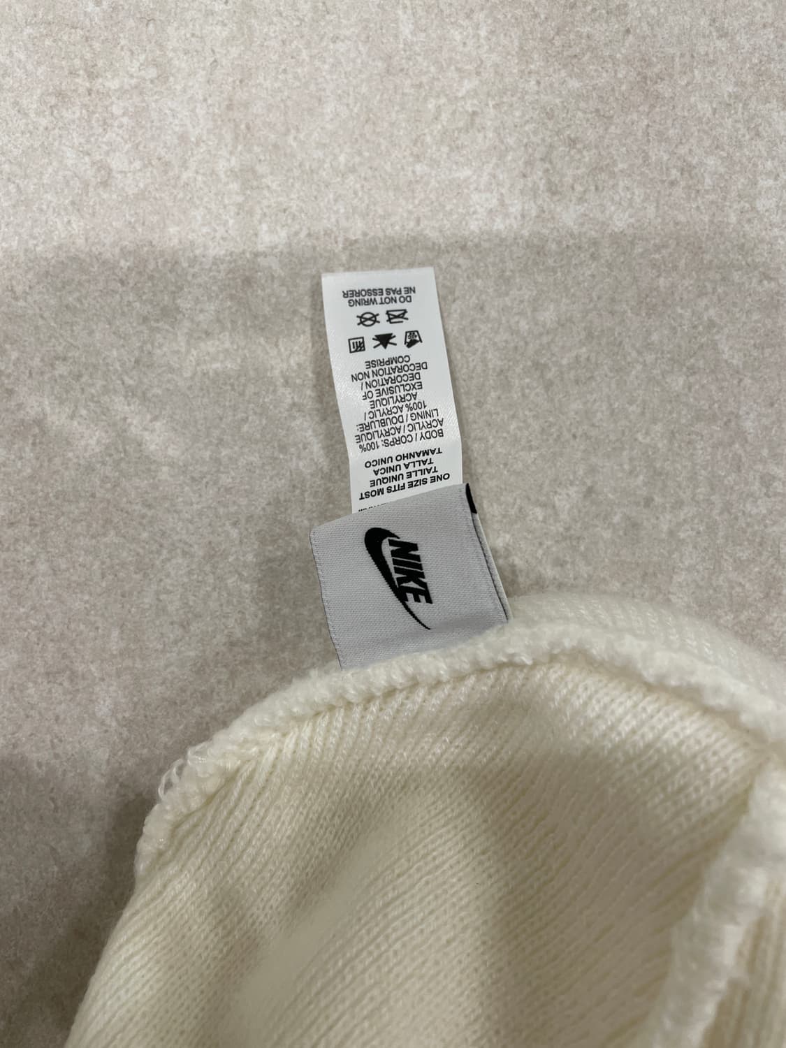 나이키x스투시 나투시 화이트 비니 상품이미지3