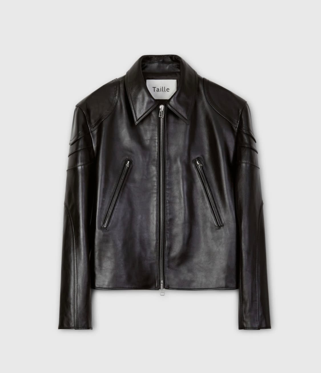 타일레 24ss 카우하이드 레더 바이커 자켓 1사이즈 상품이미지1