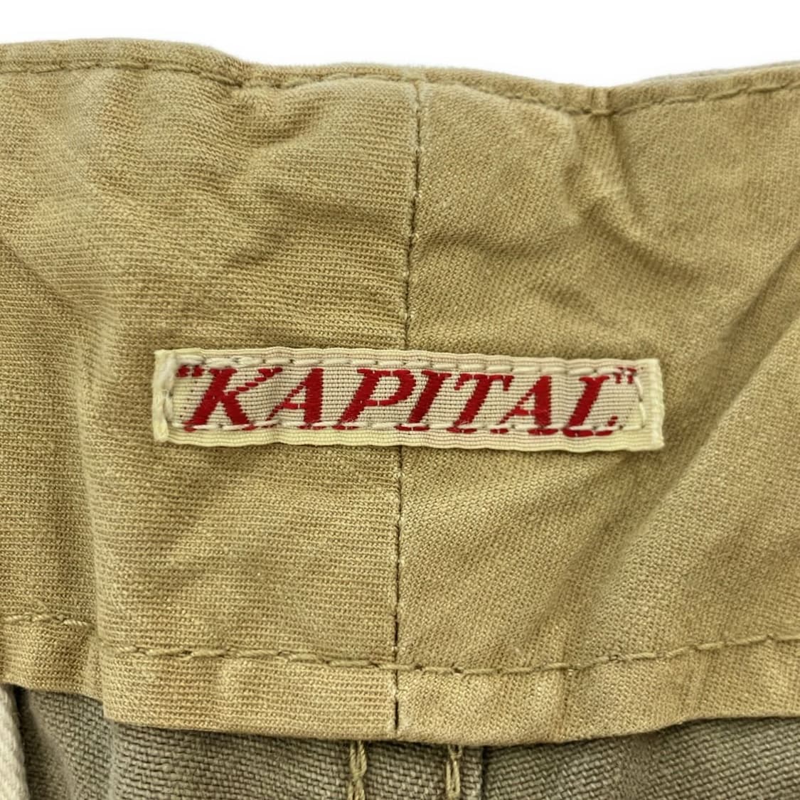 캐피탈 카츠라기 하이 웨이스트 님 팬츠 상품이미지3