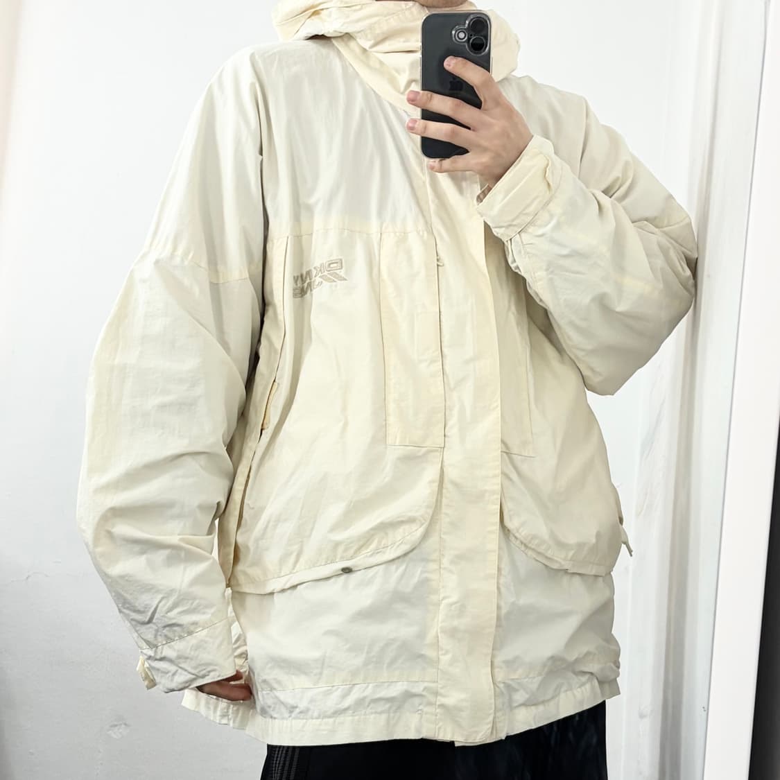 DKNY 90s 투웨이 나일론 코튼 파카 상품이미지4