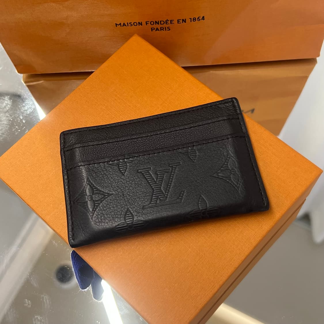 루이비통 신형 쉐도우 카드지갑 블랙 상품이미지2