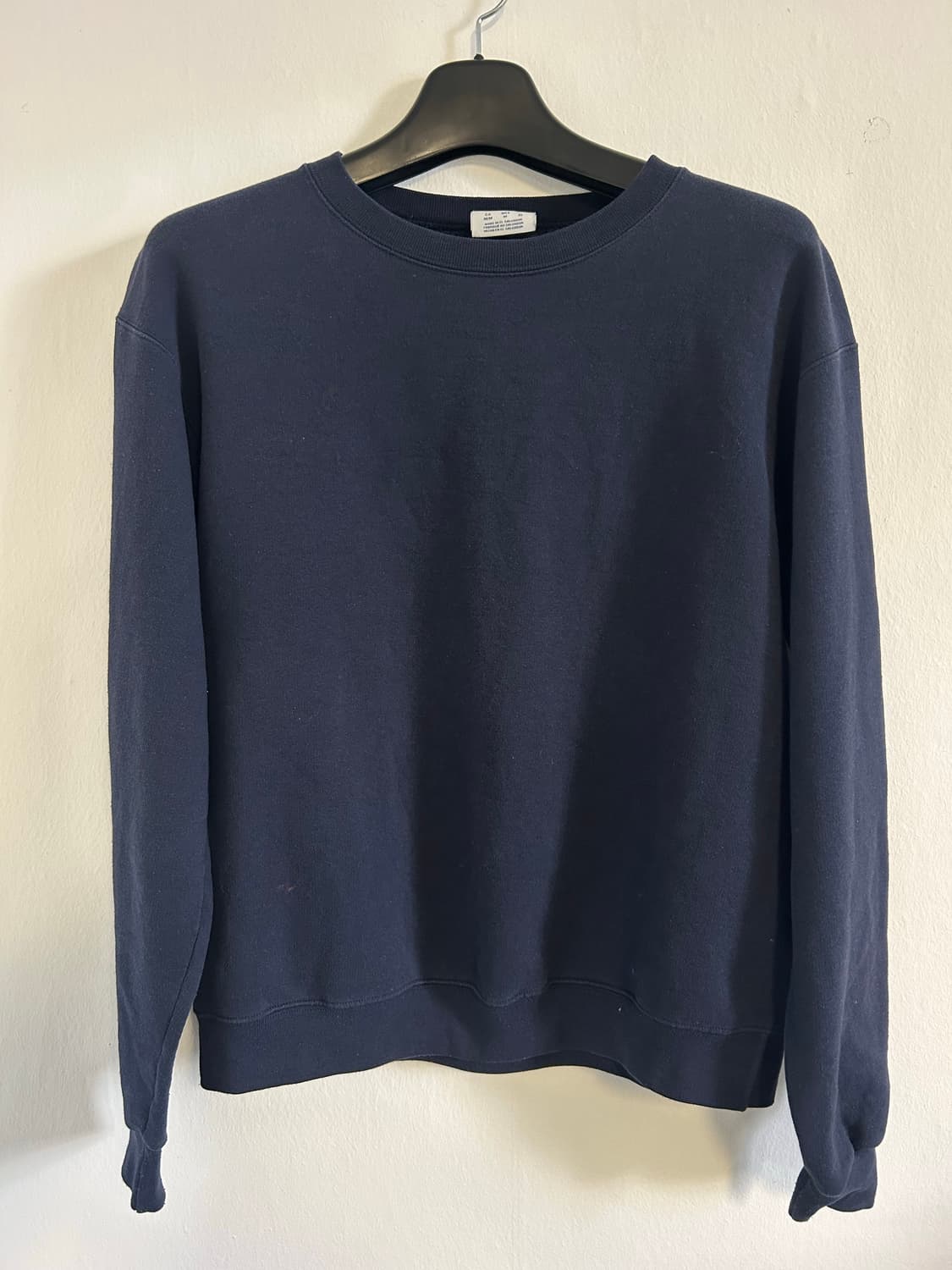챔피언 네이비 기모 스웻셔츠 상품이미지1