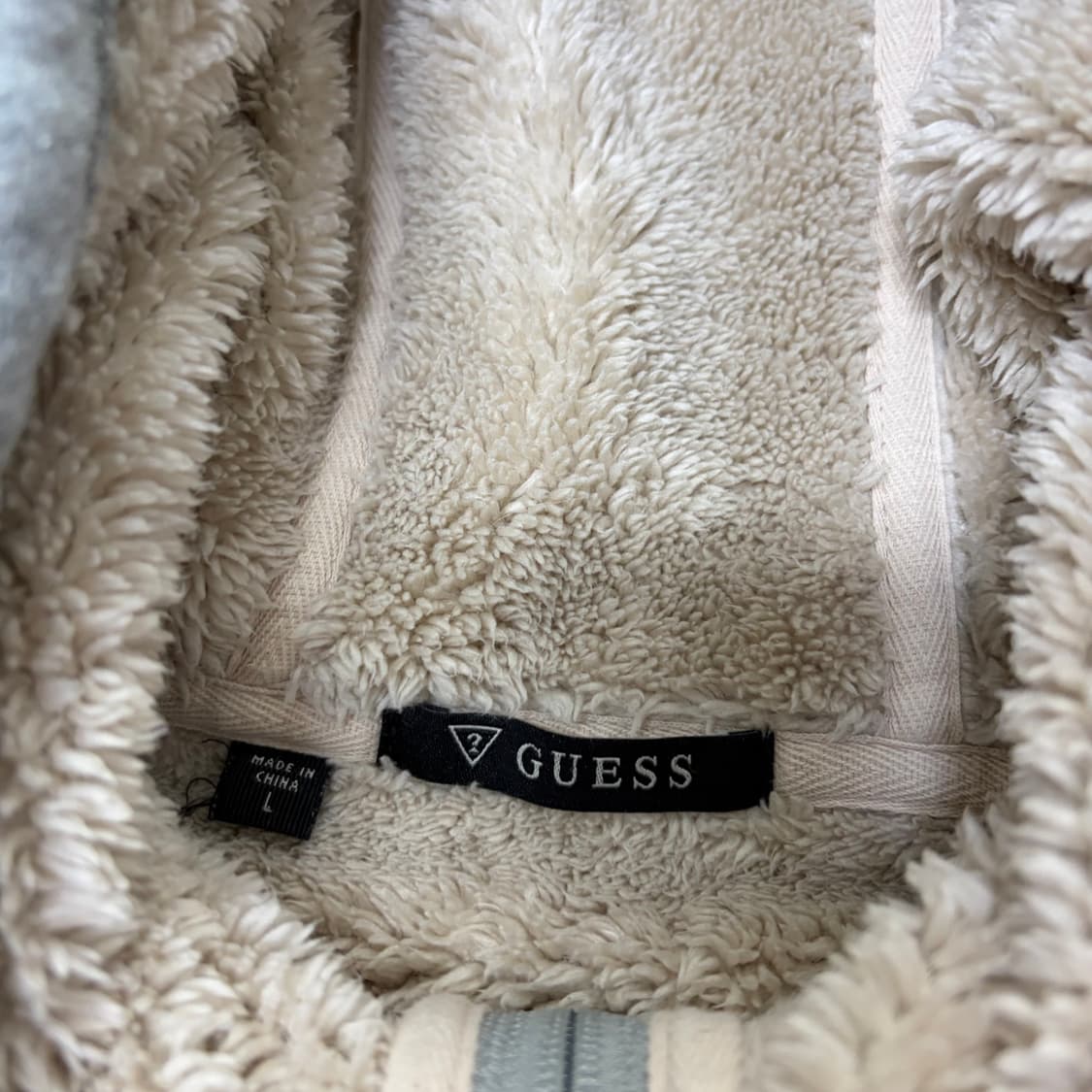 게스 양털 후드집업[1974] 상품이미지6