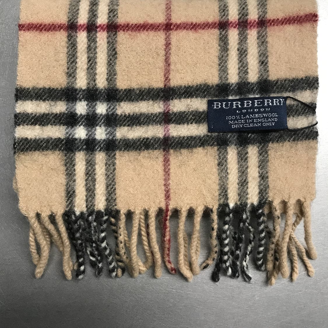 버버리 정품 램스울 머플러 베이지 상품이미지3