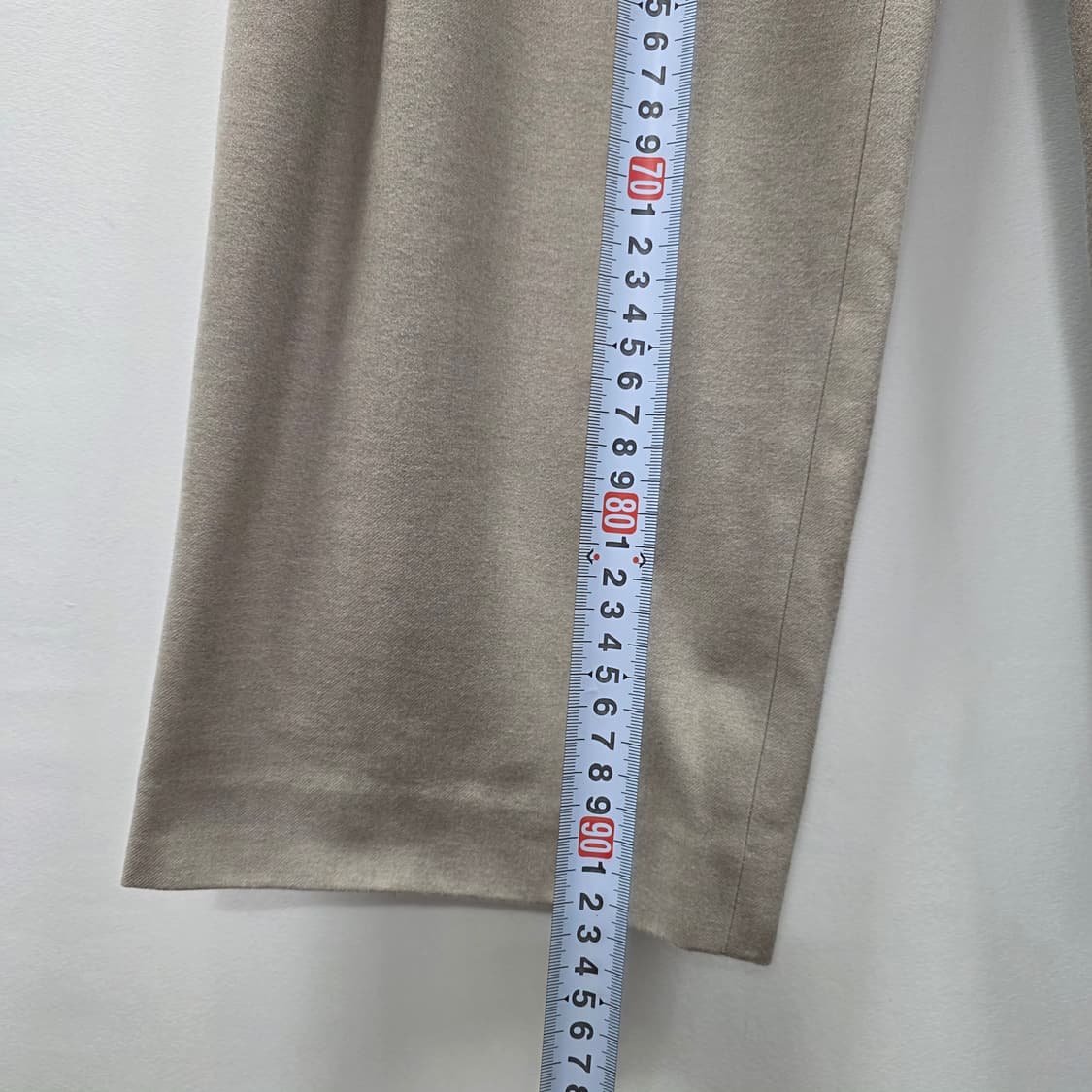 1178 mikve 베이지색 와이드 여성 바지 M 상품이미지7