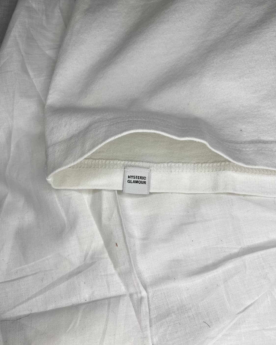 히스테릭 글래머 인조이 테니스 화이트 티셔츠 상품이미지3