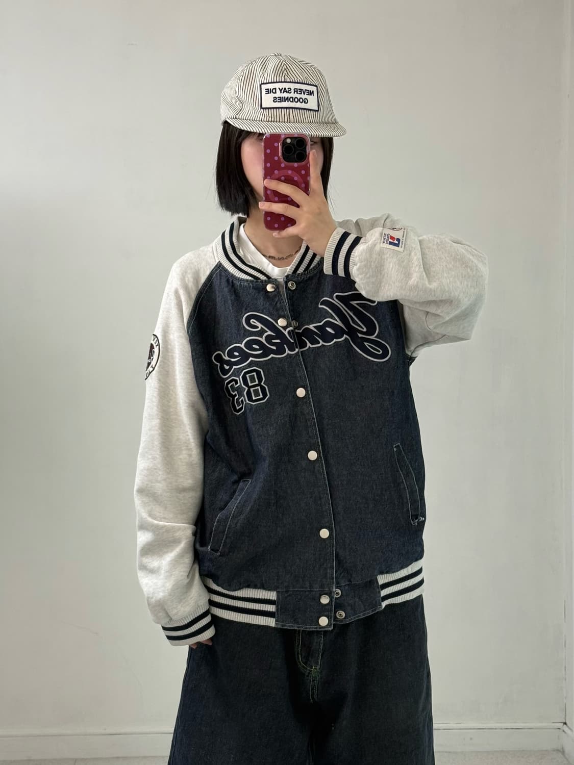 90‘s 러셀 mlb 바시티 자켓 상품이미지1