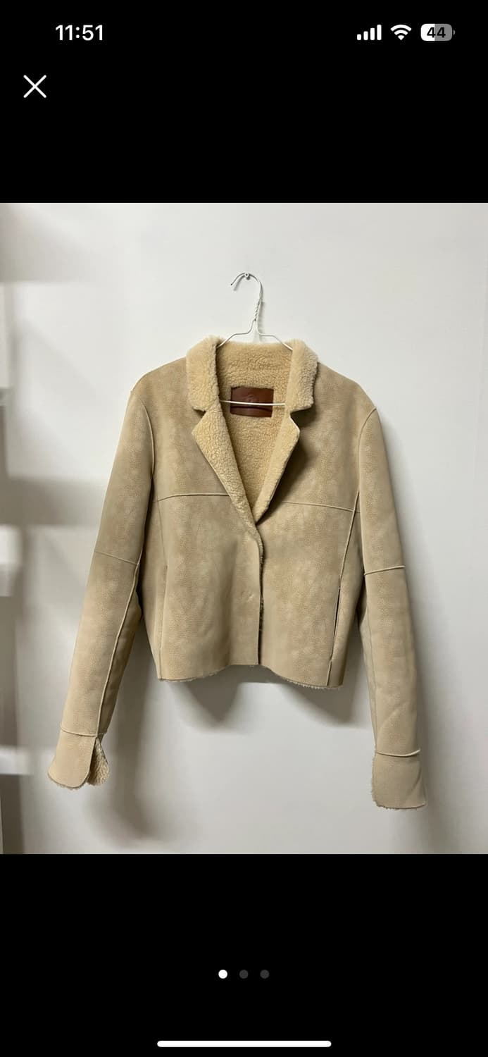 더오픈프로덕트 오픈yy 무스탕 자켓 상품이미지1