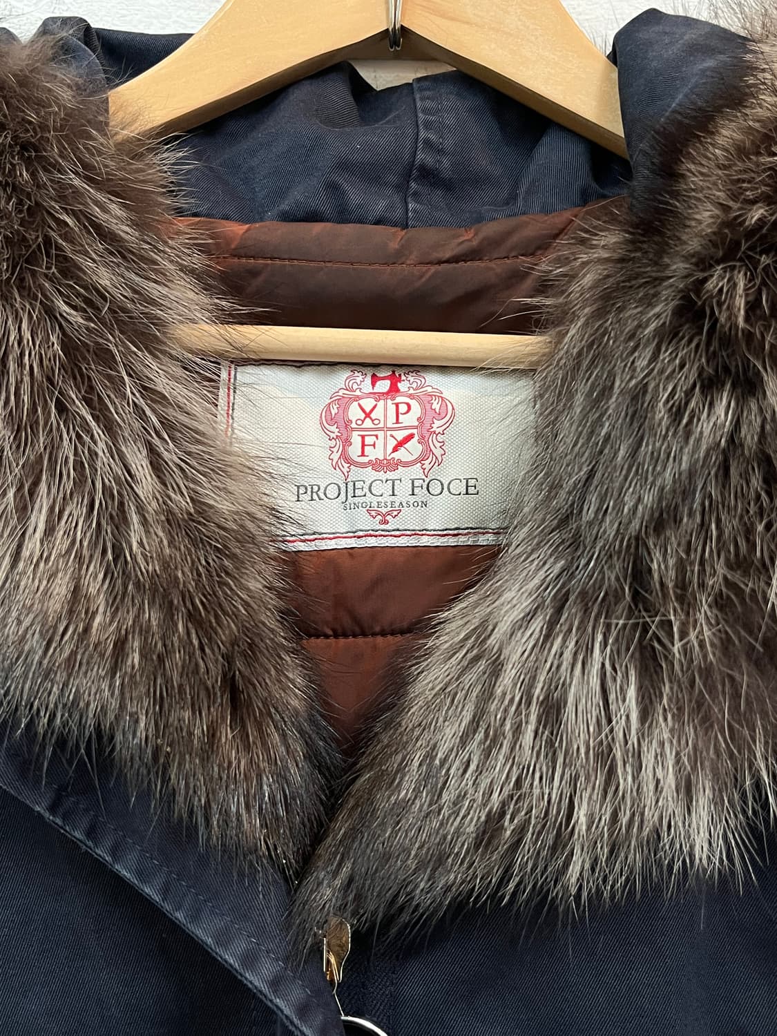 Project Foce 이태리 마모트 퍼 후드 트리밍 자켓 42 상품이미지2
