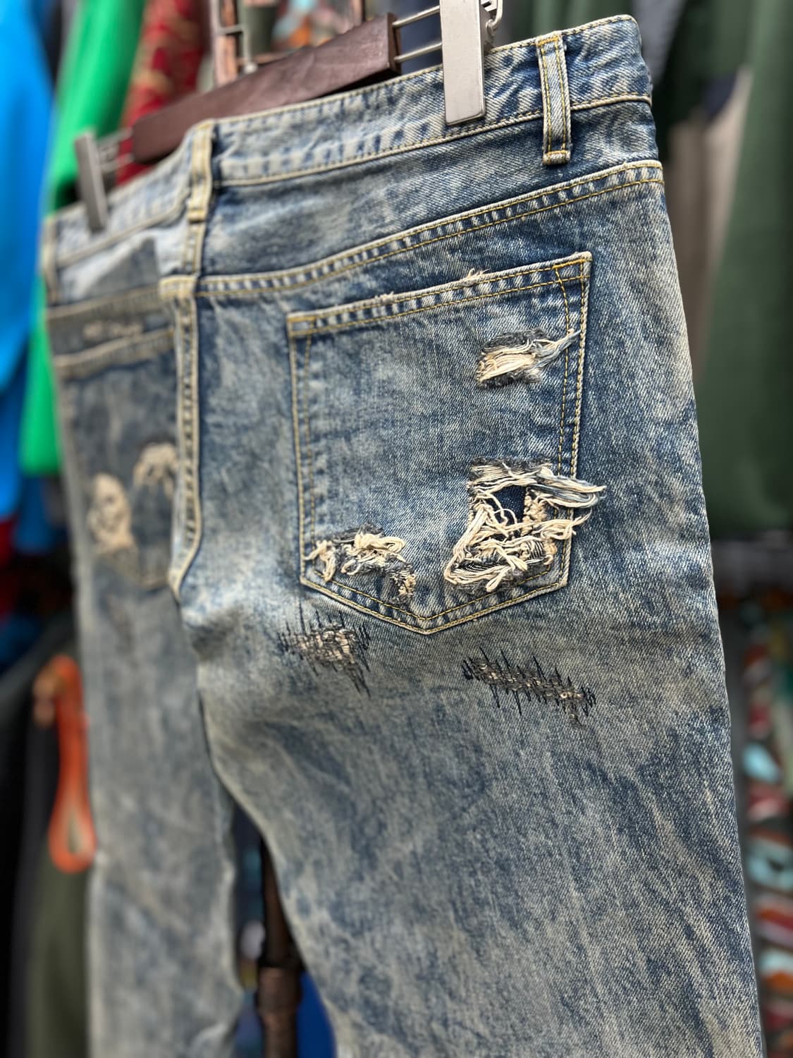 디테일 스티치 커스텀진  상품이미지4