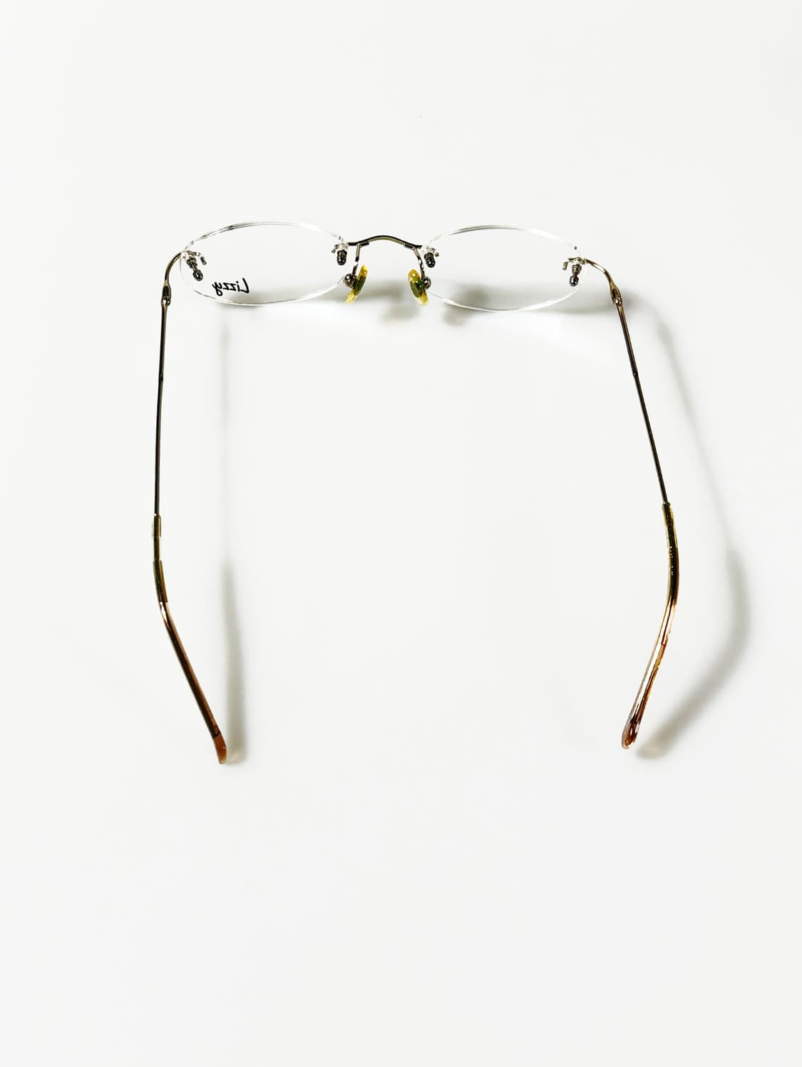 90s LIZZY 무테 오벌 프레임 빈티지 안경 상품이미지5